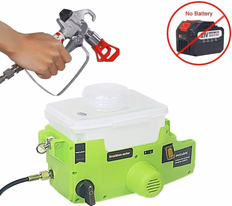 Spruzzatore airless - FD-21 - Modello manuale - 500 W - Portata 1,1 l/min - 220–240 V 50 Hz - Per vernici al lattice e superfici edili - Senza batteria