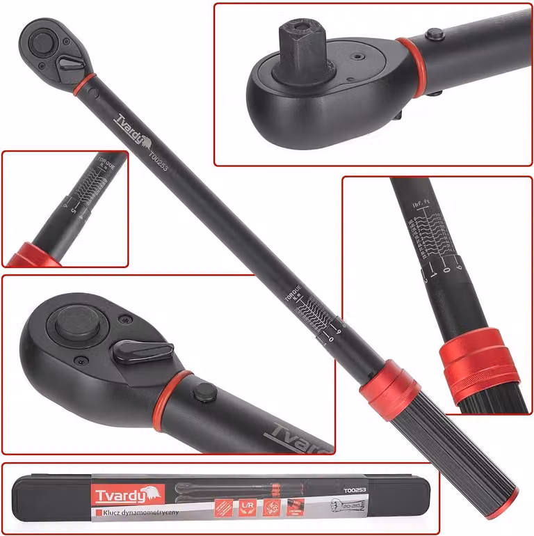 Drehmomentschlüssel 1/2" 20-210Nm Tvardy professional