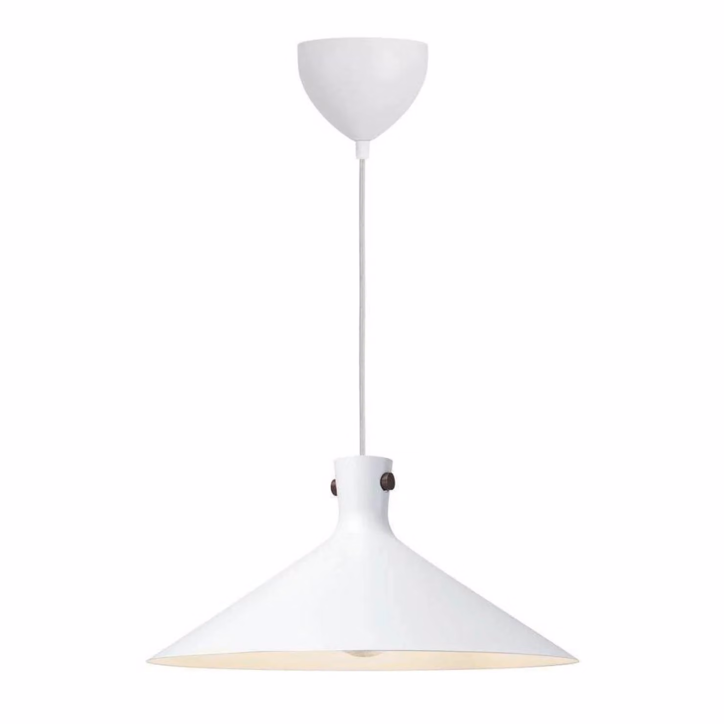 Nordlux Lampada a sospensione Dorina, dimmerabile, Bianco / Opale, Soggiorno / Sala da pranzo, Metallo, Scandinavo, Lampada a sospensione