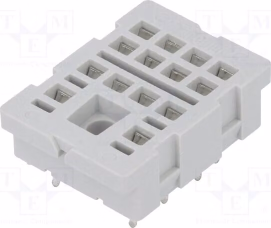 1x Base per relè elettromagnetico serie: R4 SU4-02 - Accessori: Montaggio tramite connettore a spina: 14