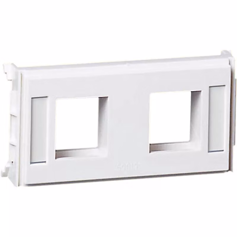 Piastra di montaggio Schneider Electric con campo di scrittura 2XAMP 110 CONN.-BU. bianco RAL9016 Tipo: CYB-DP 5971714