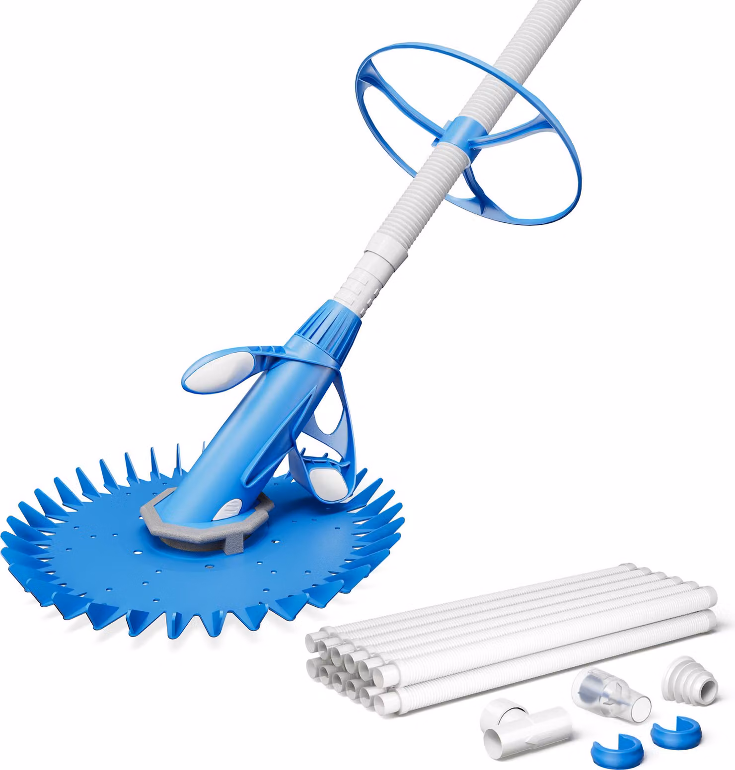 Wiltec pulitore automatico per piscine con 12 tubi Aspiratore per piscine Aspiratore per pavimenti per piscine Aspiratore per superfici