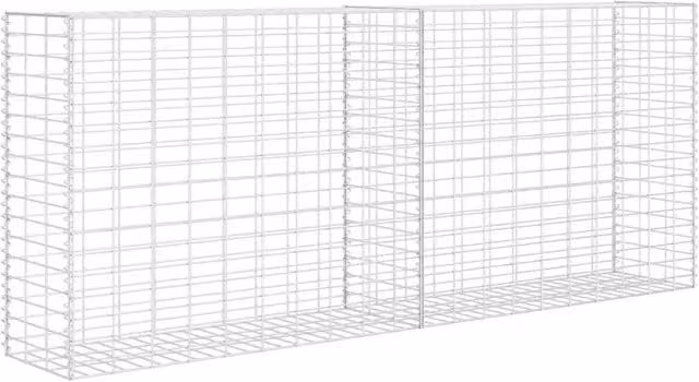 Gabbione in Rete in Acciaio Zincato 85x30x200 cm