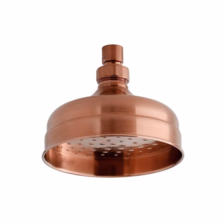 Soffione Doccia Tradizionale da 155mm - Rame Satinato