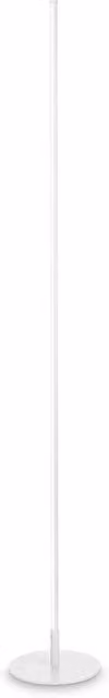 Piantana Ideal Lux Yoko Minimalista in Metallo e Plastica Bianca con LED Luce Bianca Calda