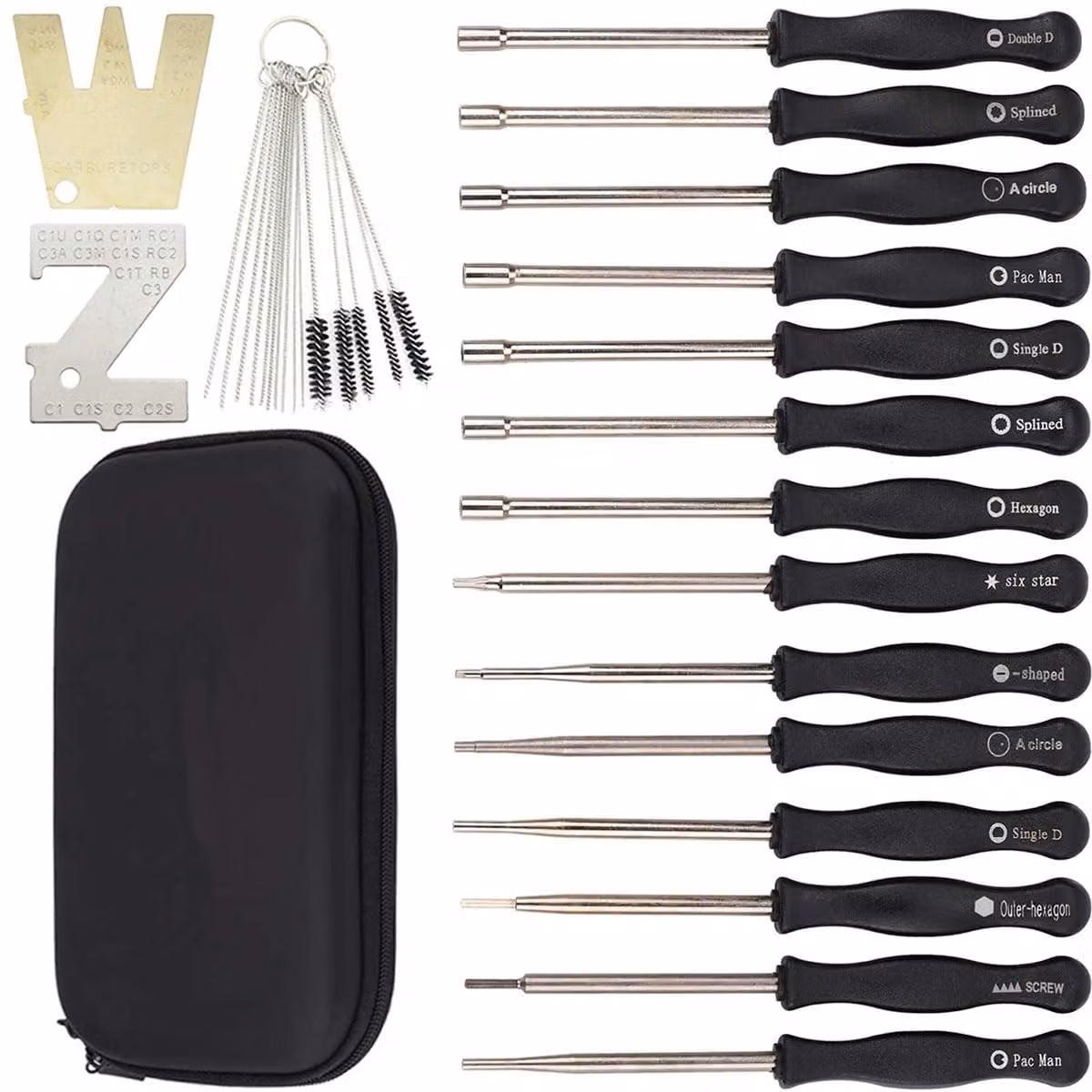 Kit di regolazione del carburatore - 14 pezzi - Perfetto per piccoli motori - Include cacciaviti - Ideale per decespugliatori - ...