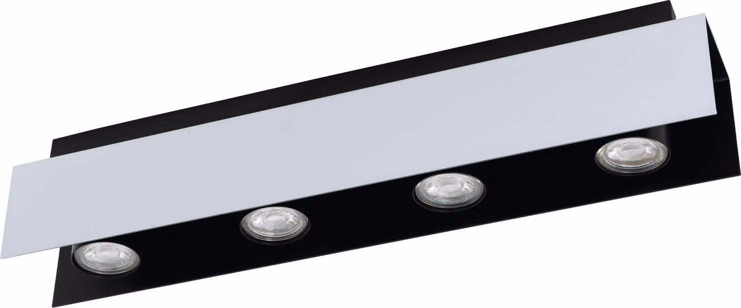 EGLO 97397 VISERBA Plafoniera LED alluminio nero GU10 4x5W