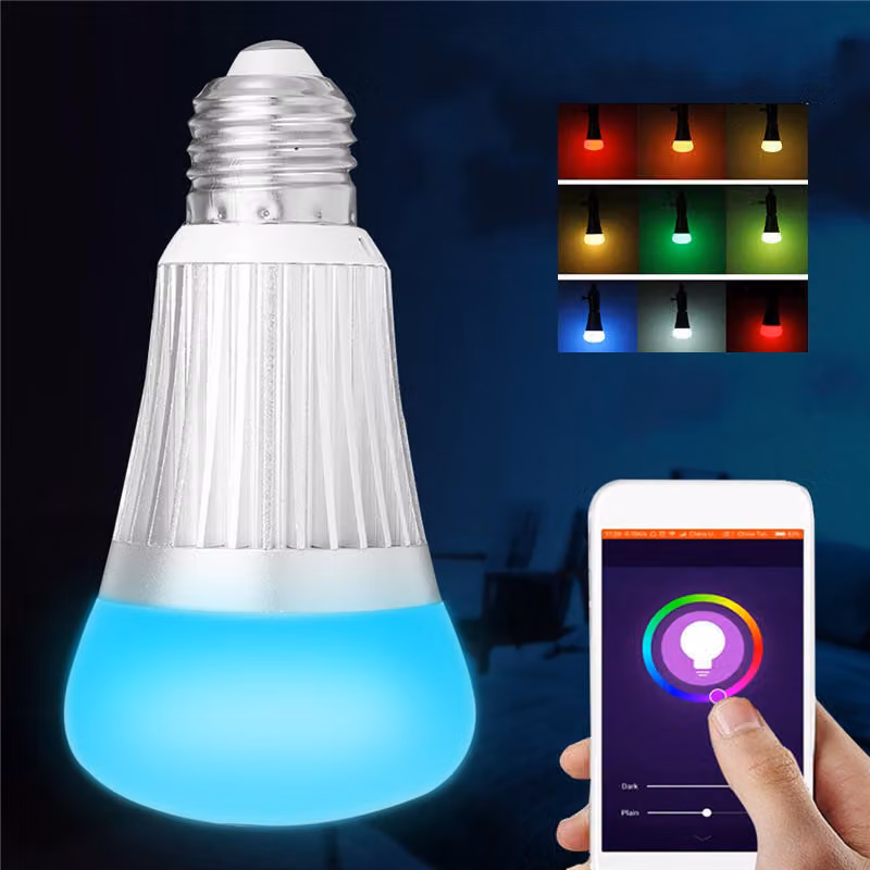 E27 B22 7W SMD5730 WiFi RGBW LED Smart Bulb Light Lavoro con Echo Alexa AC85-265V - B22