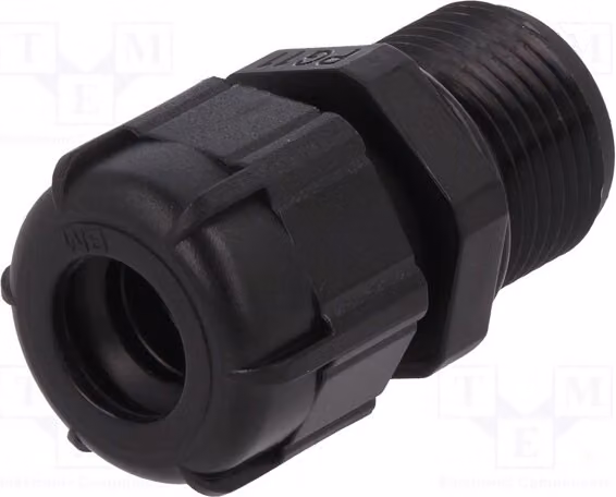 5 x Raccordo per cavo IP68, modello BM4011LN, con filettatura allungata
