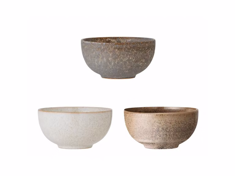 Addison Set di 3 ciotole - Grigio