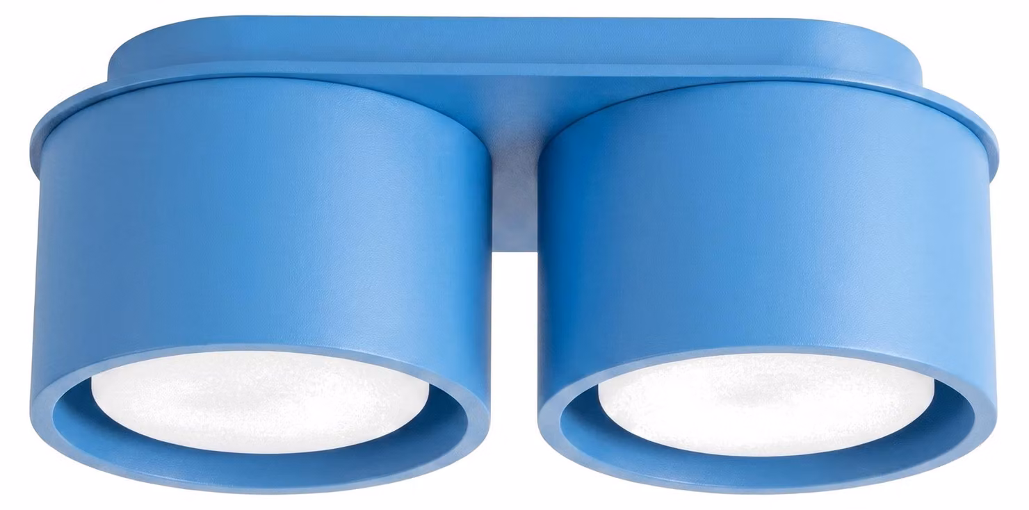 Plafoniera MODO 2 azzurra Gx53 2xGx53 10W in alluminio 8x10x21 cm Sollux Lighting