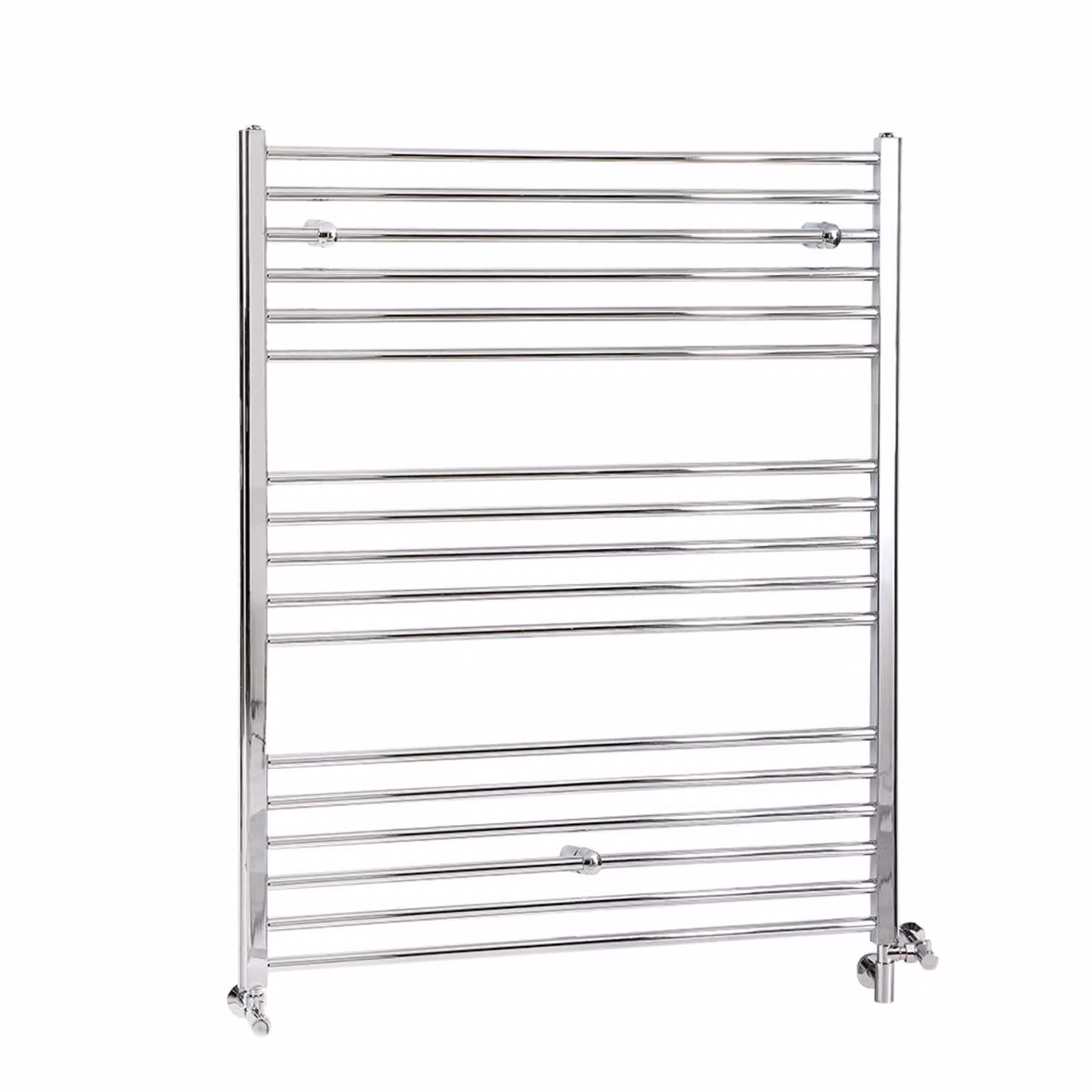 Scaldasalviette Misto Piatto - Termoarredo Bagno Cromato - 1200 x 1000mm - 570W - Kent