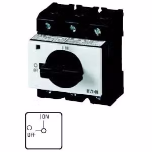 Eaton P3-63/IVS Interruttore elettrico a levetta 3P Nero