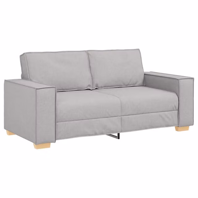 Divano | Divano da soggiorno | Sofa a 2 posti Grigio nuvola 180x78x84 cm in tessuto