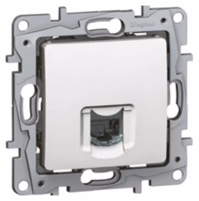 Presa dati 1xRJ45 Cat.6 UTP LEGRAND NILOE 764573 bianco