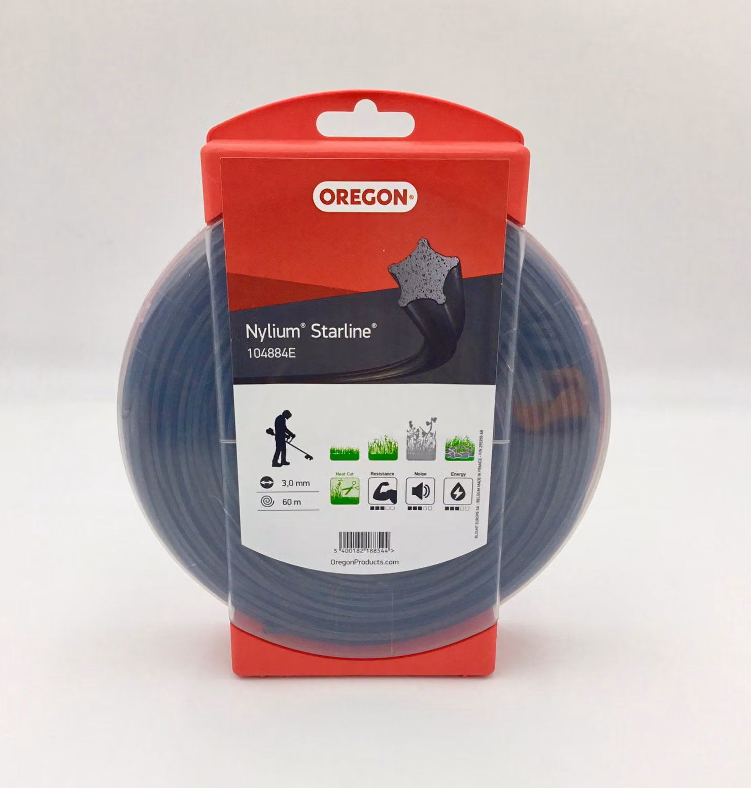 OREGON Filo per decespugliatore - NYLIUM Starline - 3,0 mm 60 m 104884E