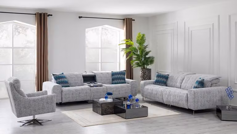 Sofagarnitur 2+2+1 Sitzer Set Design Sofa Polster Couchen Couch Modern Garnitur