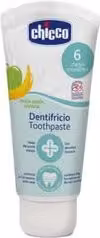 Dentifricio Chicco Baby Moments gusto Mela e Banana per bambini 6-24 mesi, multicolore, 50 g
