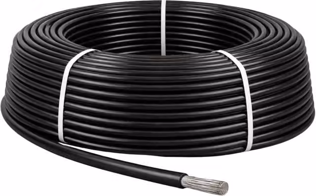 Cavo solare unipolare Dimel Italia nero 6 mm2 in rame per impianti fotovoltaici, lunghezza 100 m