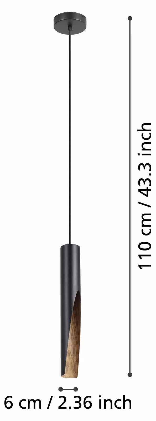 Lampada a sospensione LED EGLO Barbotto, lampada a sospensione sopra il tavolo da pranzo con illuminazione indiretta, lampada a sospensione, lampadina GU10, bianco caldo, certificata