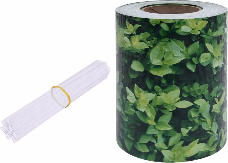 Recinzione Frangivento da Giardino PVC 70x0,19 m Verde