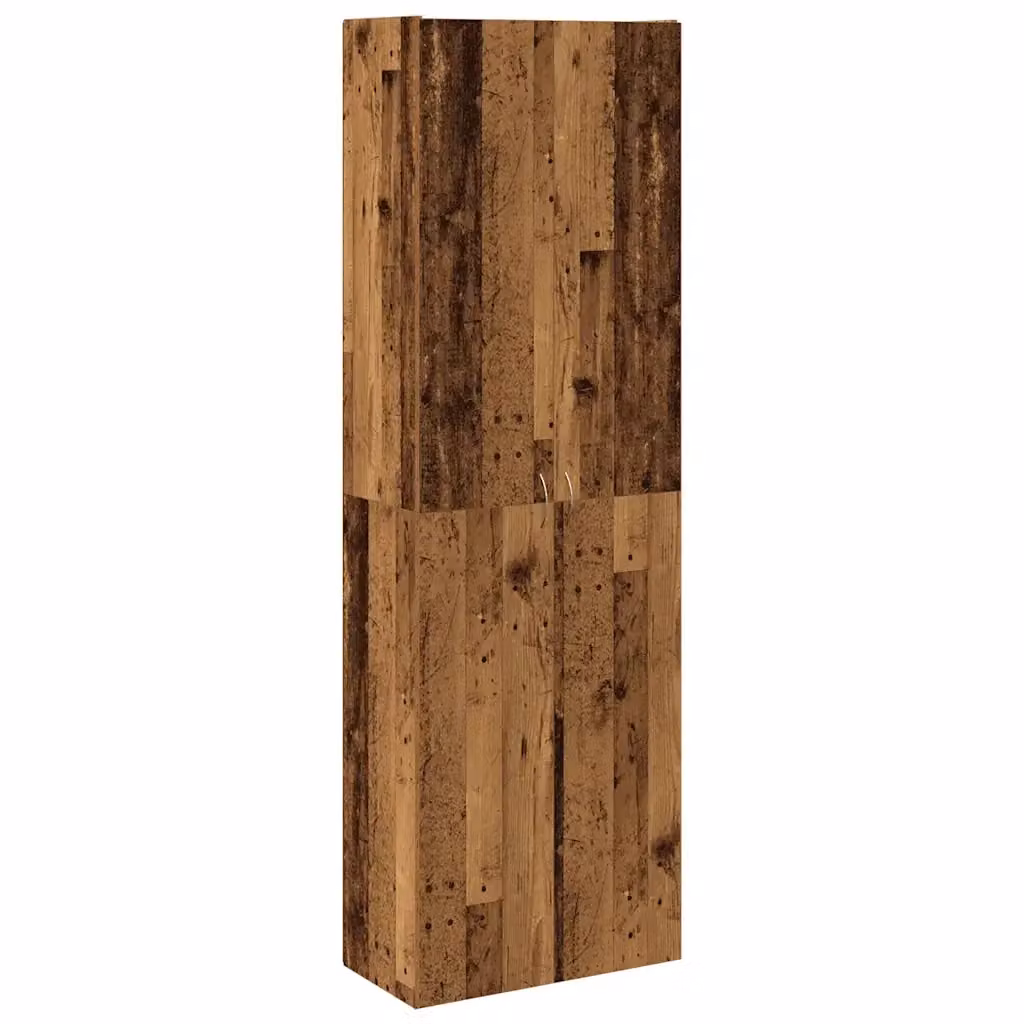 Credenza classica in MDF marrone vidaXL L/P/H: 60 x 32 x 190 cm – 2
