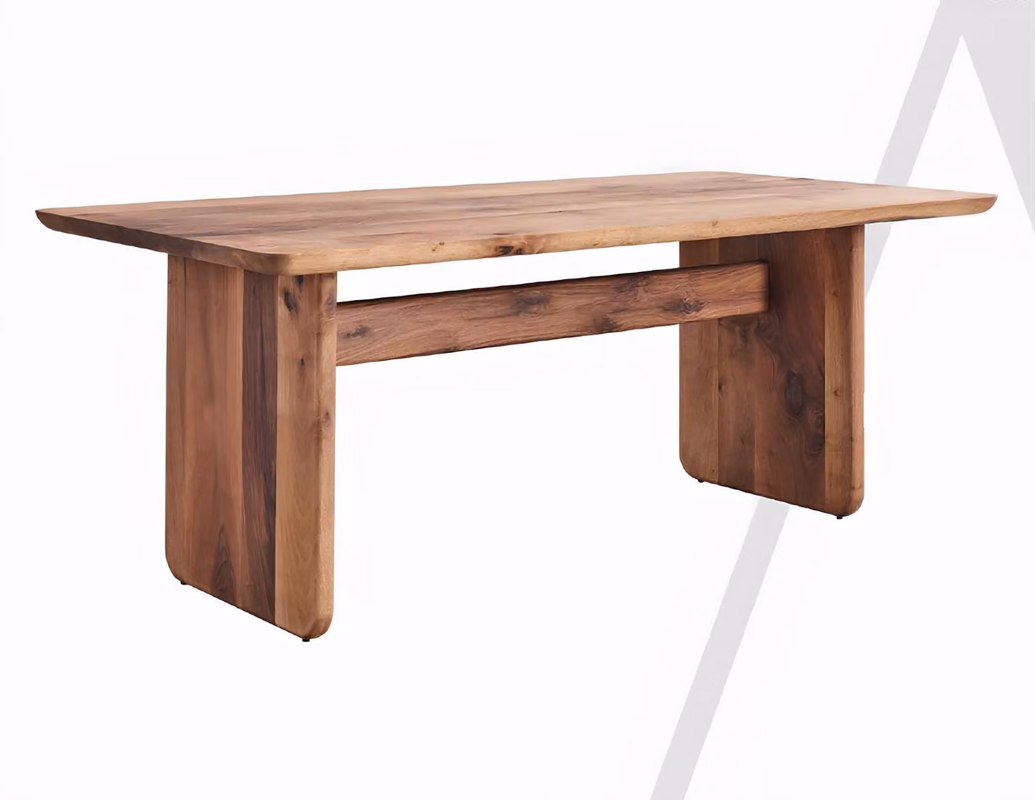 Tavolo da pranzo, stile moderno, colore marrone, nuovo, in legno, pratico, rettangolare, spazioso