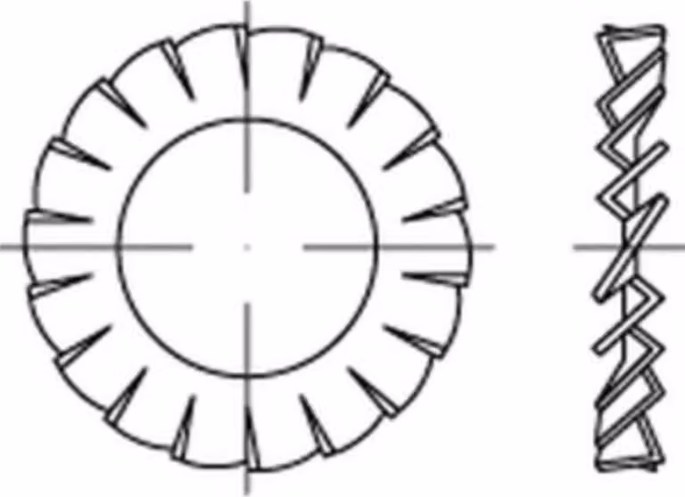 Dischi per ventole Reyher 6798a 2,2 mm (5000 pezzi)