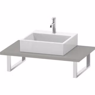 Duravit Console DuraStyle 80-200x55cm, 1 AS, spessore 3cm, grigio cemento