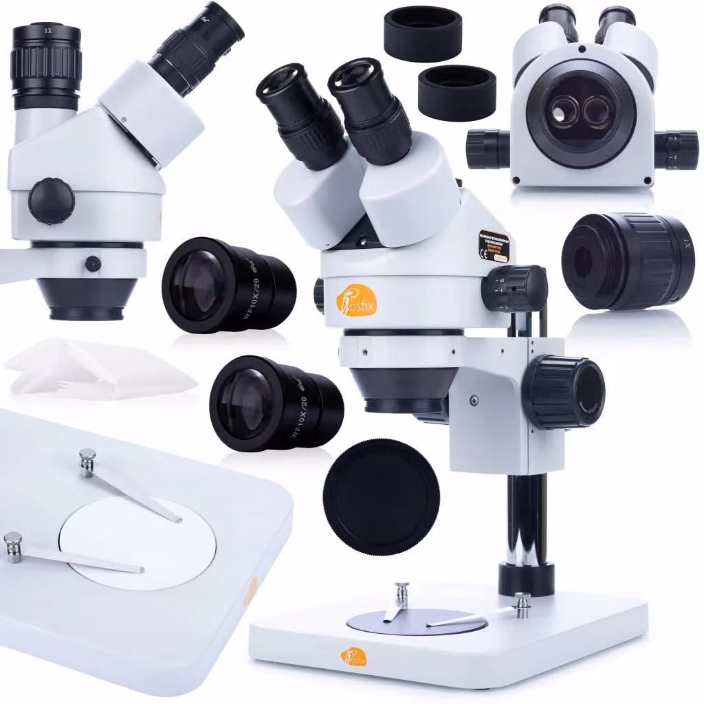 Set Microscopio Professionale Rosfix Mercury Pro con Telecamera HDMI e USB, Colore Bianco – 2