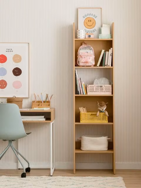 Sande scaffale per bambini Kenay Home colore marrone