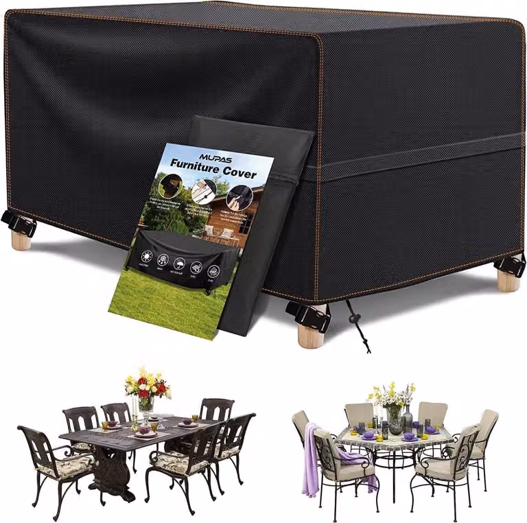 MUPAS copertura per mobili da giardino 420D Oxford impermeabile 170x94x71cm