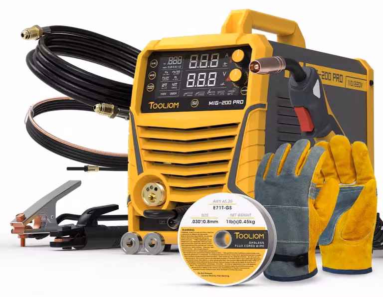 Saldatrice MIG 200A - Multifunzione: MIG, Flux, MIG Stick, Lift TIG - Potenza: 5600 Watt
