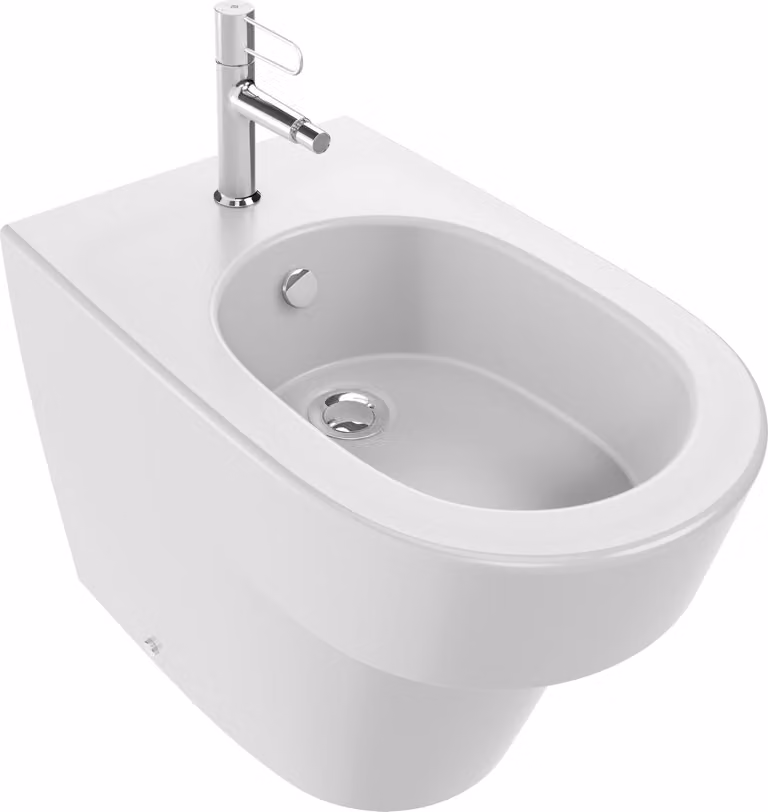 JACOB DELAFON Odéon Rive Gauche EBF0002-00: Bidet in Vetroceramica da fissare a parete, colore bianco