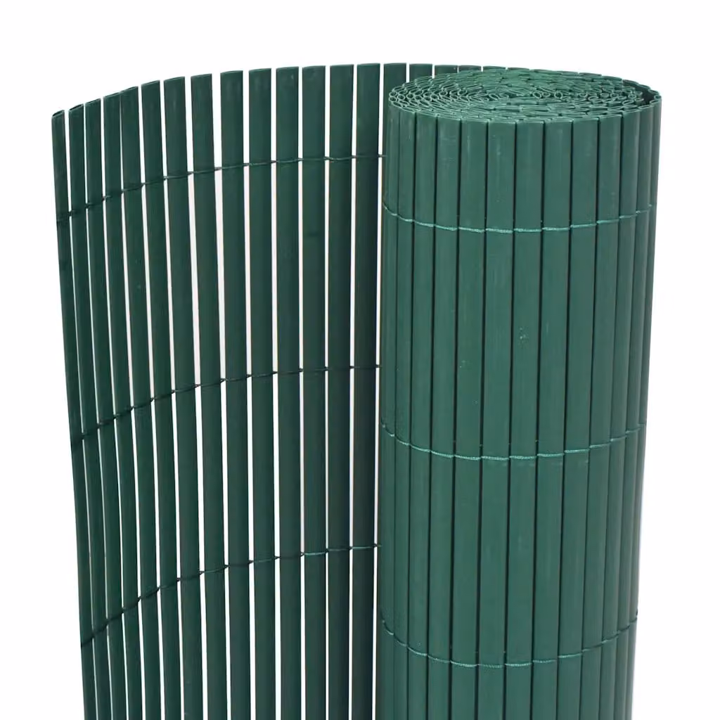 Recinzione per giardino vidaXL in PVC verde, L: 500 cm, H: 150 cm