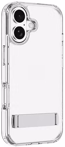 Cover Clear Stand Cellularline per Apple iPhone 17, Trasparente