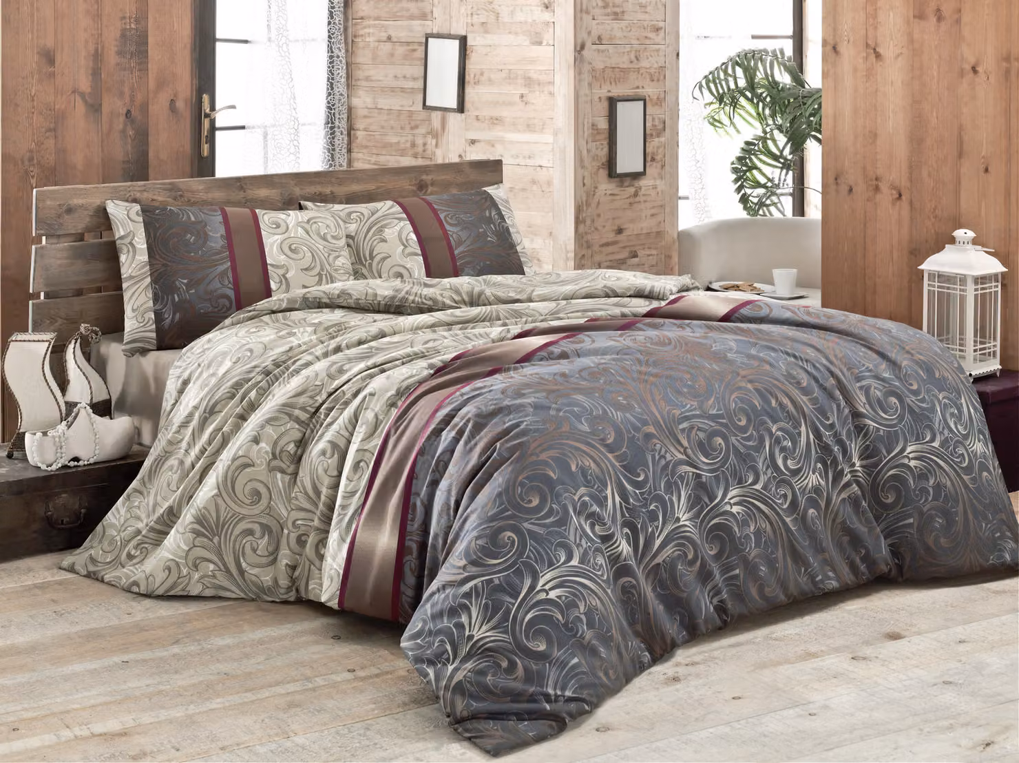L'Essentiel Linge de Maison, Hürrem- VCQ4241, crema, piumini, 65% cotone / 35% poliestere