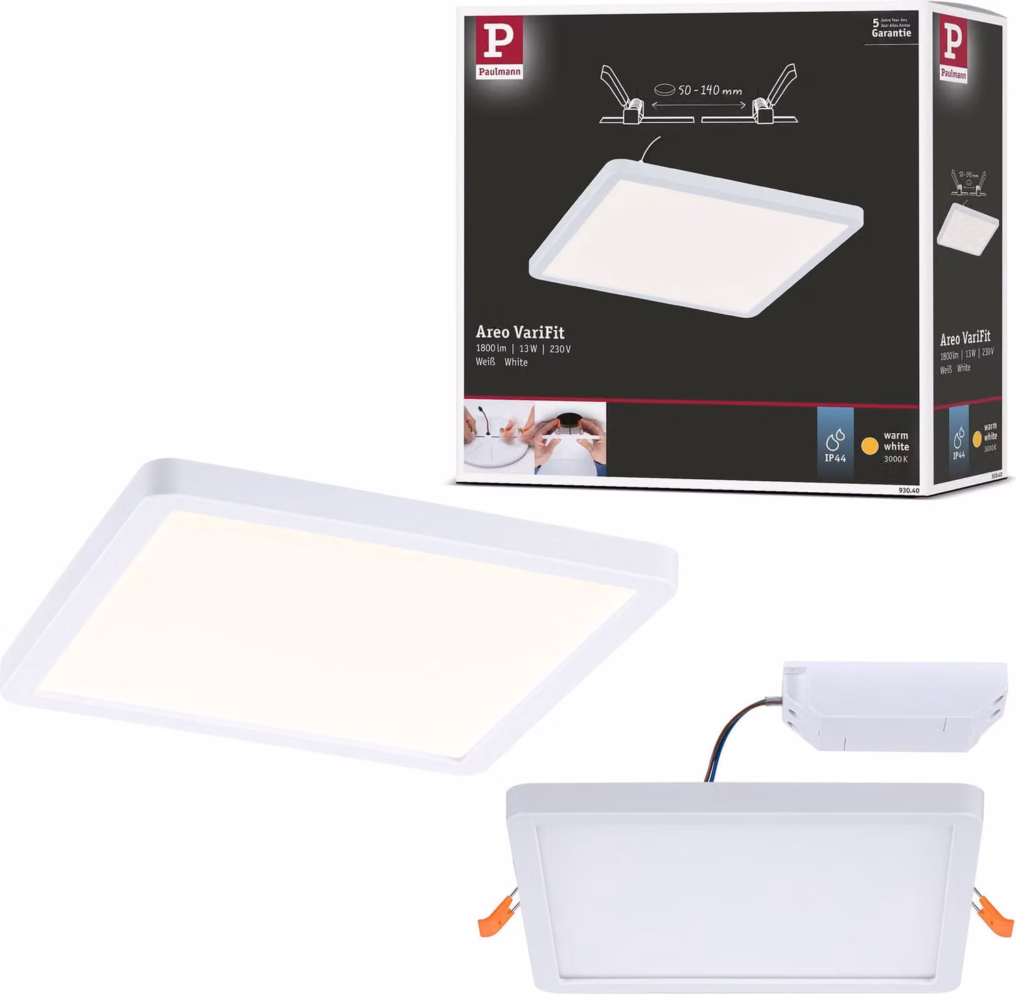 Pannello da incasso LED Paulmann VariFit Areo