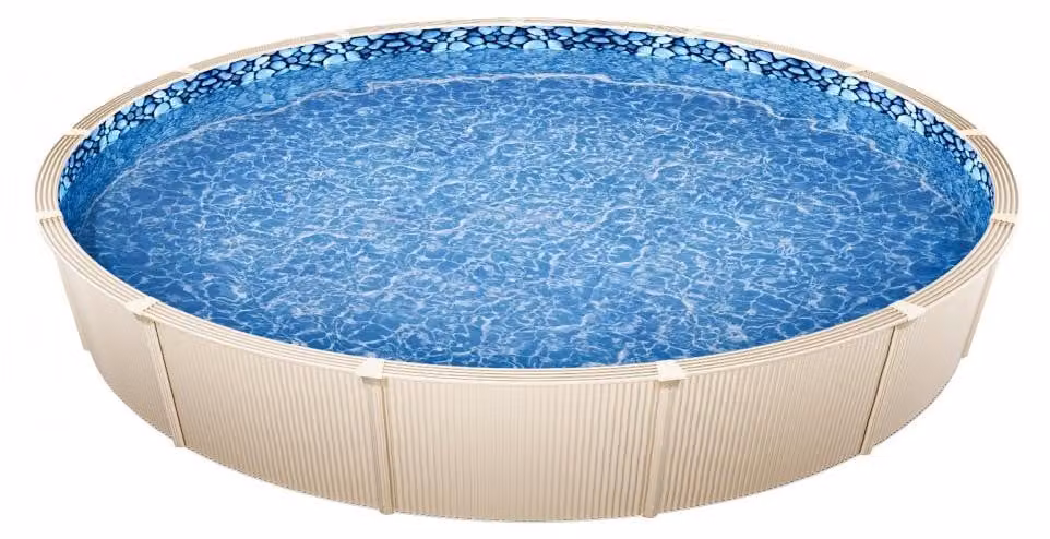 Pellicola per piscina rotonda, diametro 914 cm - Copertura vinilica per interni - Altezza 147 cm - Resistente all'usura