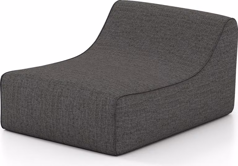 COSTWAY Divano gonfiabile, divano da pavimento con rivestimento in lino e base antiscivolo, sedia ad aria, divano ad aria a forma di L per soggiorno e camera da letto, grigio