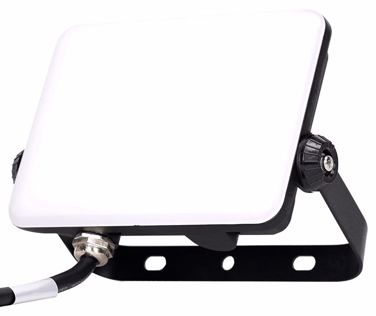 Faretto LED da 30 W, 6500 K, luce bianca fredda, diffusore opaco, corpo nero