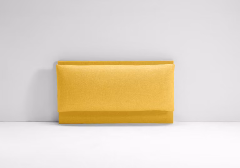 Testata Letto Imbottita - ROMA Senape 90x190 cm