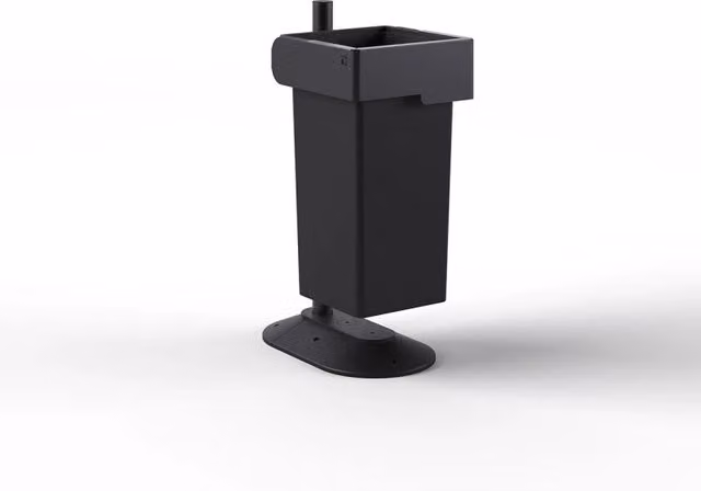 Portarifiuti Singolo su Base Contenitore da 73 L 41,5x63x97,5 cm Grigio Antracite