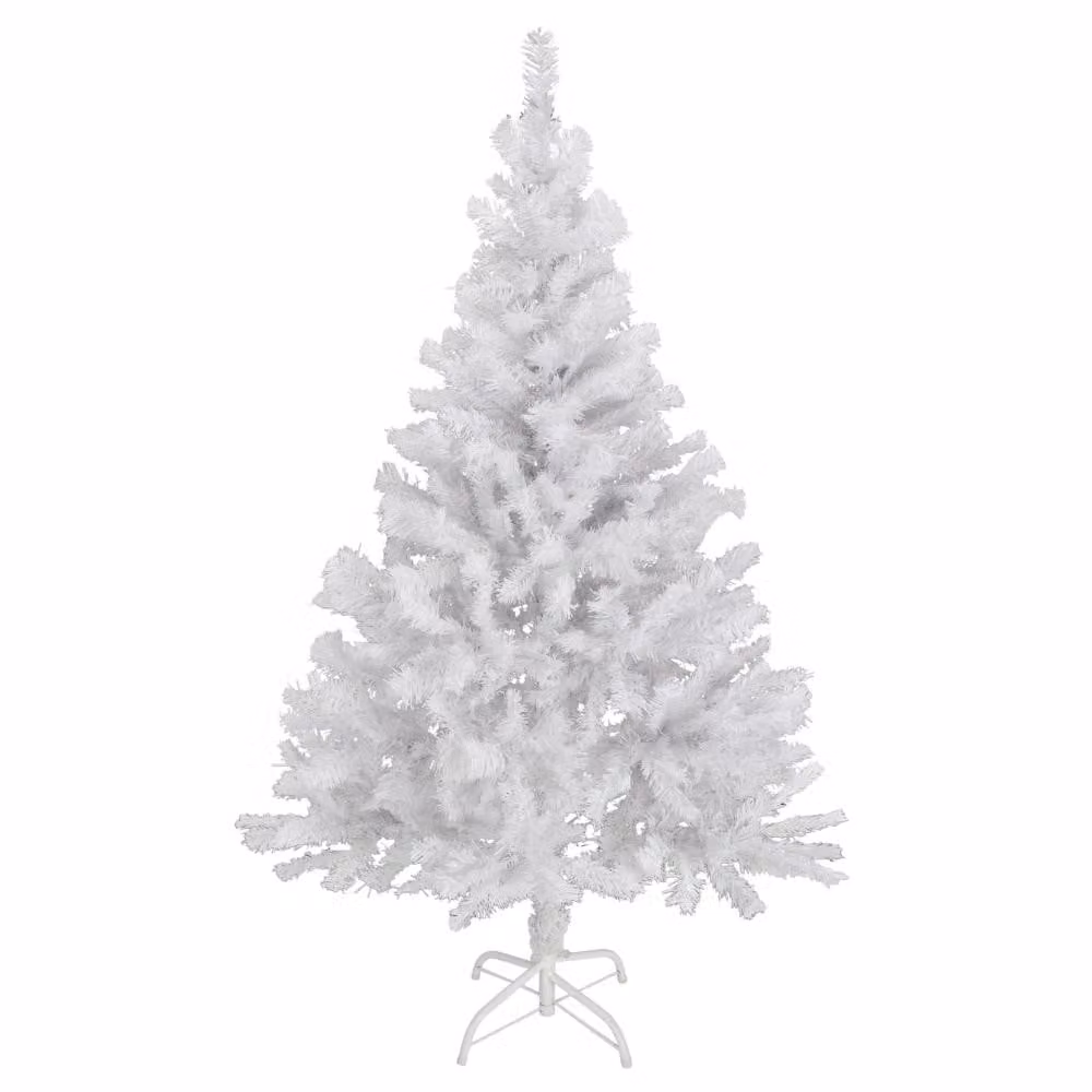 Albero di Natale artificiale 180 cm con supporto per albero di Natale Colore bianco | Albero di Natale | Albero di Natale in PVC | Albero artificiale Albero decorativo