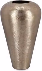 Vaso svasato alto SAGAR Bizzotto in metallo oro L: 41 cm, H: 70 cm