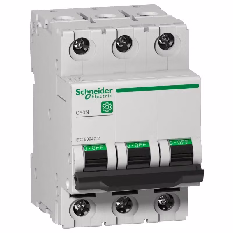 Schneider Electric Multi 9 Interruttore LS OEM C60N a 3 poli 63 A, caratteristica C, 10 kA, IEC 60947-2, M9F11363