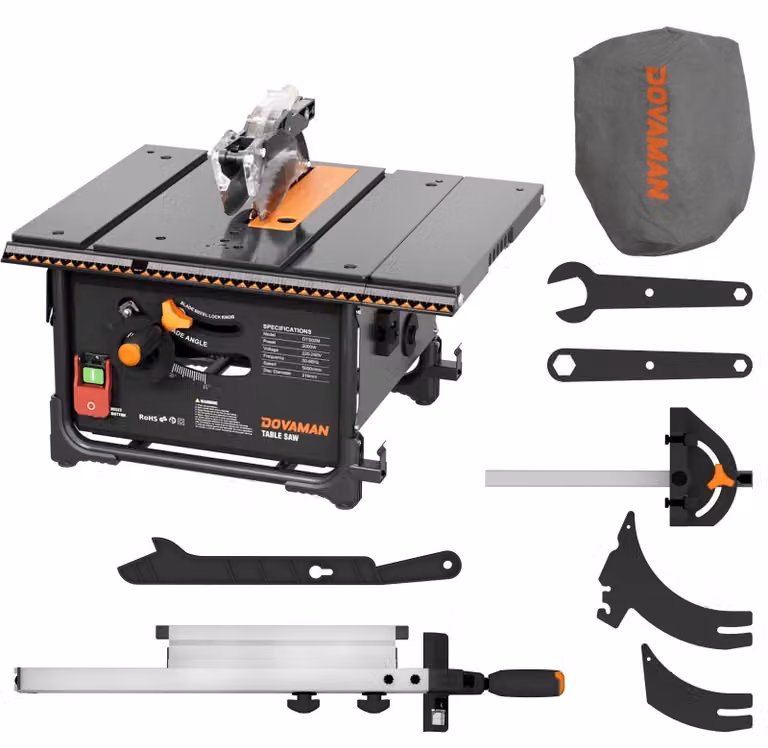 Troncatrice da banco elettrica - Sega da banco da 2000W - Lama da 216 mm - Profondità di taglio di 60/40 mm - Aspirazione polvere del 98% - Spina europea a 230V - Colore: nero