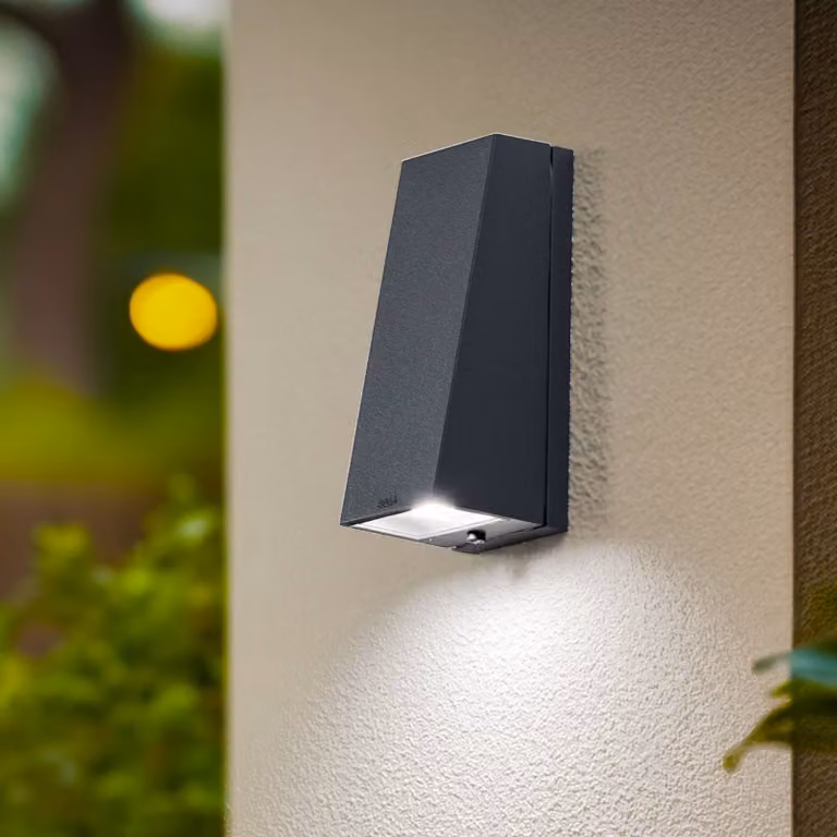 BEGA Applique da esterni a LED 33513 K4, Nero, Alluminio, Moderno, Applique LED da esterni