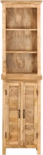 Libreria 50x30x180 cm in Legno Massello di Mango 247329