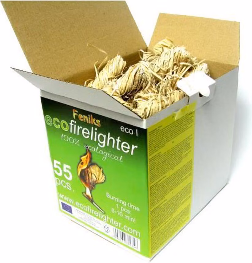 Feniks accendifuoco 0,7 kg campione di legno eco camino starter accendifuoco lana